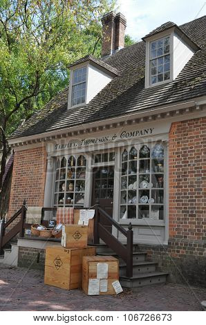 Williamsburg, Va - Sep 6: Colonial Williamsburg In Virginia, As Seen On Sep 6, 2015. Colonial Willia