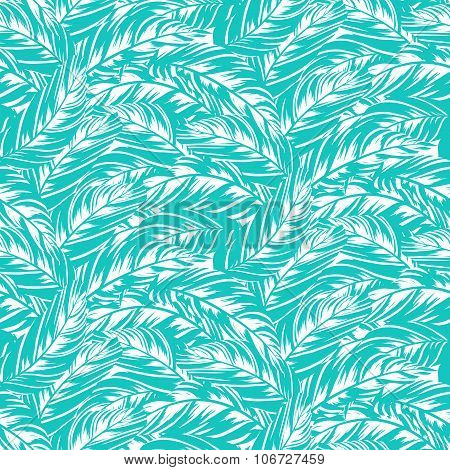 Abstract pattern inspired by tropical birds