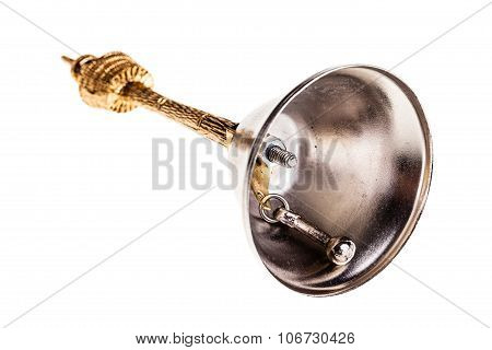 Silver And Gold Hand Bell