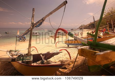Asia Indonesia Bali Nusa Lembongan Landscape Coast