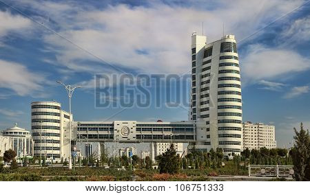 Ashgabat, Turkmenistan - October 20, 2015.  Part Of The Sport Complex - (ashgabat, 2017).