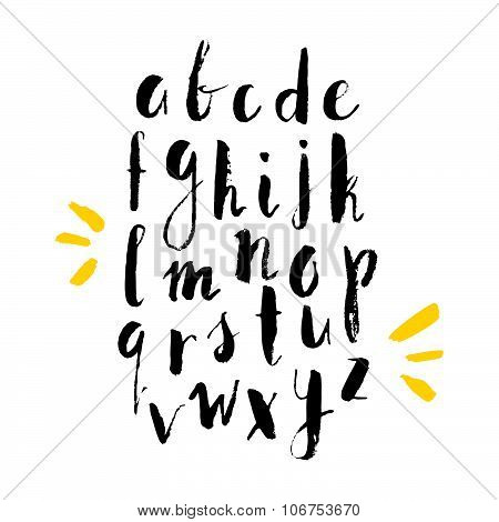 Handdrawn Alphabet