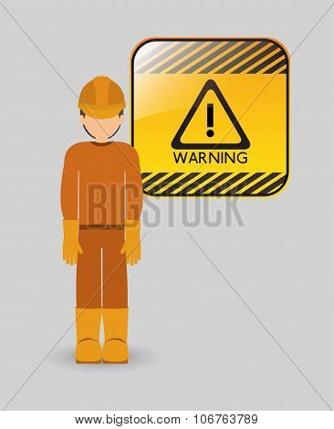danger warning design