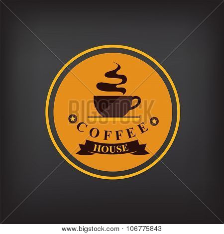 Coffee badge,label, icon menu.