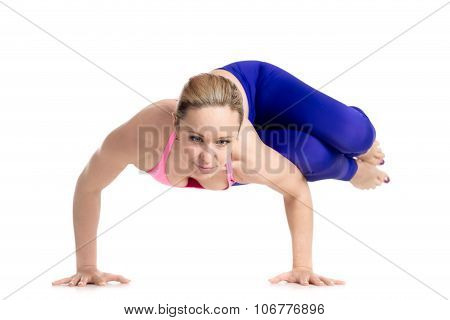Side Crane (crow) Pose