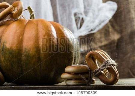 Pumpkin With Bunches Of Cracknels
