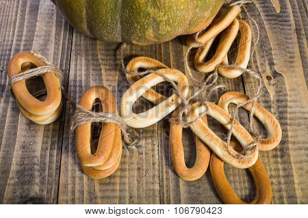 Pumpkin With Bunches Of Cracknels