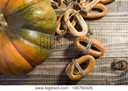 Pumpkin With Bunches Of Cracknels