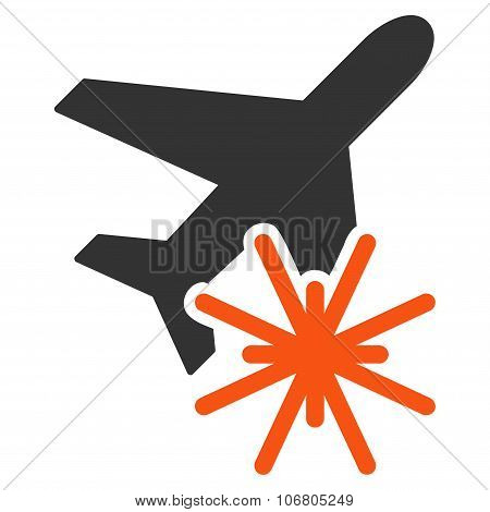 Aiplane Explosion Icon