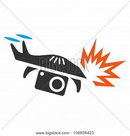 Spy Drone Explosion Icon