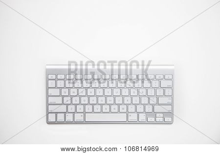 Contemporary light keyboard of pc
