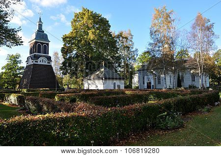 Church in the town of Ludvika, Sweden, Europe