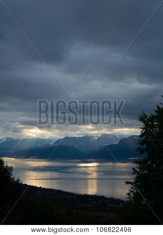 Kachemak Bay Under Clouds