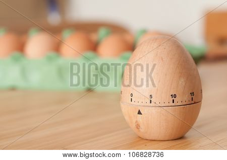 Breakfast eggs and timer