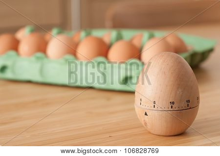 Breakfast eggs and timer