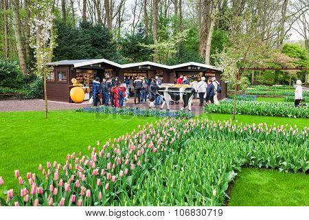 Cheese Shop in Keukenhof Flower Garden, Netherlands