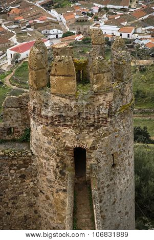 Castle At Burqillos Del Serro, Estremadura, Spain