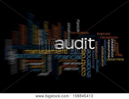 Word Cloud Of Audit And Its Related Words