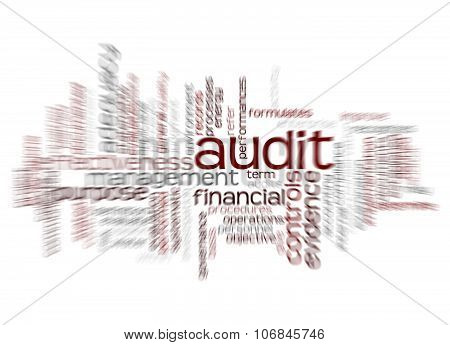 Word Cloud Of Audit And Its Related Words