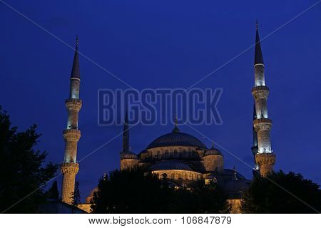 Blue Mosque at Dusk