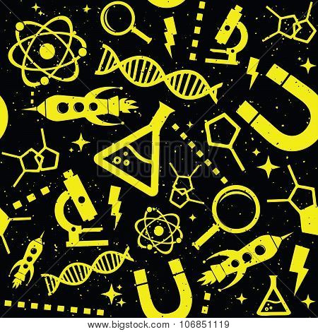 Science black pattern
