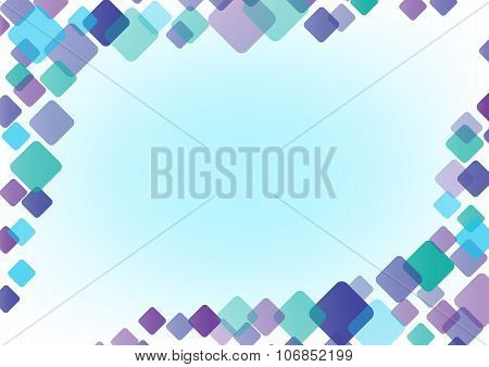 Abstract Background Frame Color Of Round Square