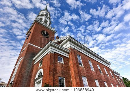 First Unitarian Church - Burlington, Vermont