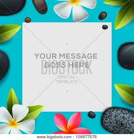 Health and beauty template, spa concept