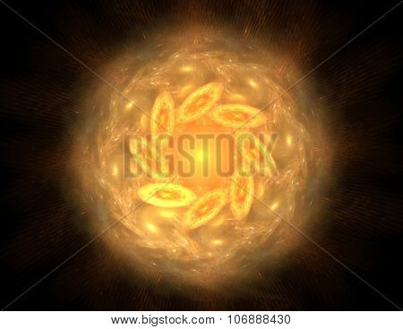 The Colors In The Series, Fancy Paint. Background Consists Of Fractal Color Texture And Is Suitable