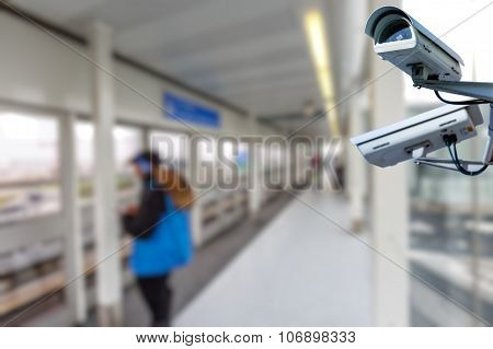 Security Camera In Train Station