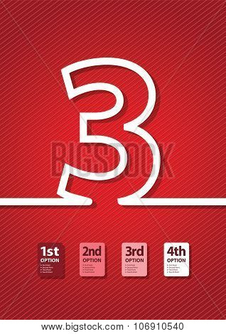 a red number background