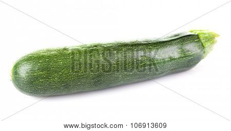 Fresh zucchini isolated on white