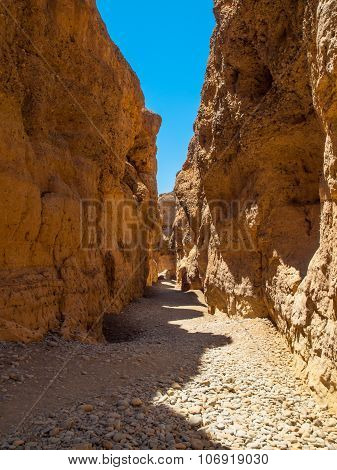 The Sesriem Canyon near Sossusvlei in Namibia