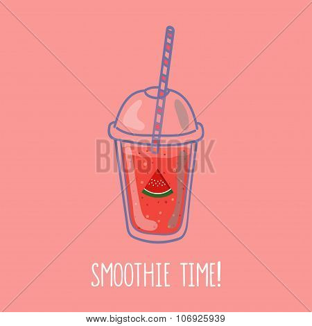 Smoothie time Watermelon