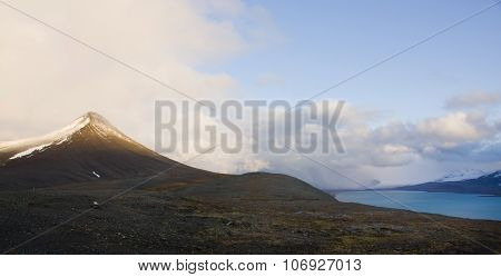Svalbard. Gronfjorden.