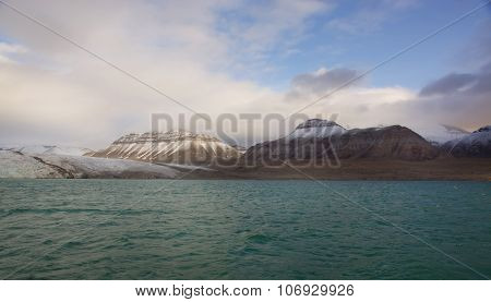 Svalbard. Nordenskioldbreen And Billefjorden Landscape