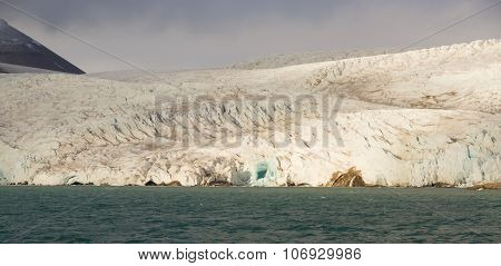Svalbard. Nordenskioldbreen