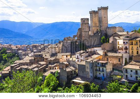 Pacentro - impressive medieval village in Abruzzo,Italy