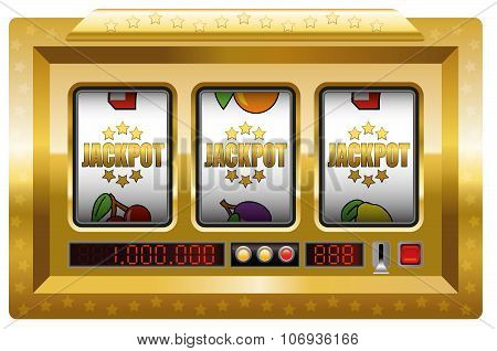 Jackpot Slot Machine Gold
