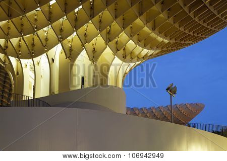 Metropol Parasol at the blue hour