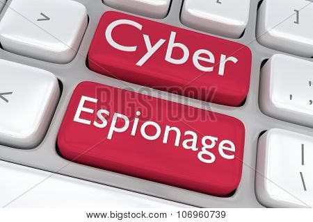 Cyber Espionage Concept