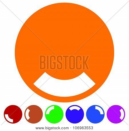 Pre-loader, Buffer Shapes, Symbols, Progress Indicators Set At Different Angles.