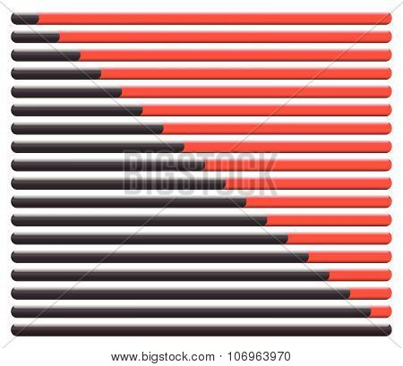 Horizontal Progress, Loading Bars. Steps, Phases, Progression.