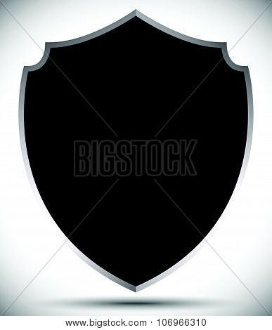 Shield Shape For Protection, Defense Concept. Vector.