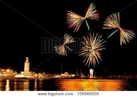 Fireworks In Malaga