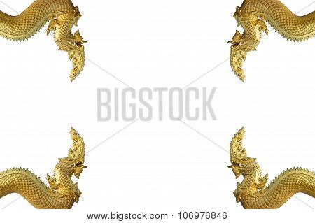 Naka Dragon isolated closed-up