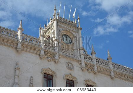 Beautiful Rossio Station In Lisbon