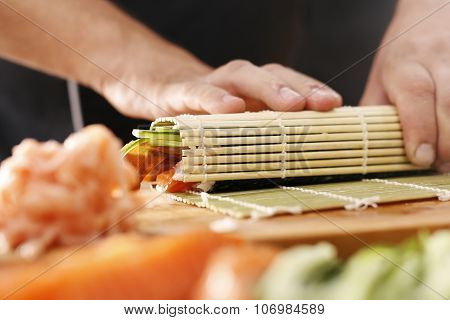 Course wrap sushi