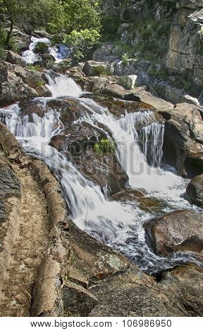 River Cascades At Vera County