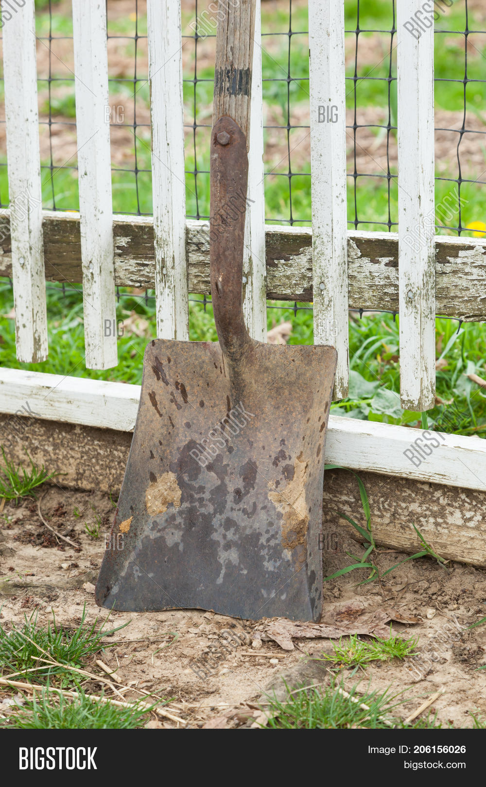 Dirty Shovel On Farm Image & Photo (Free Trial) Bigstock